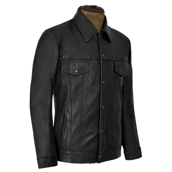 Trucker Leather Jacket