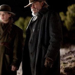 True Grit Jeff Bridges Grey Coat