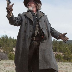 True Grit Jeff Bridges Grey Coat