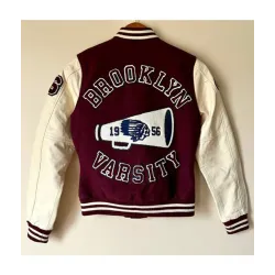 True Religion Mens Varsity Letterman Jacket