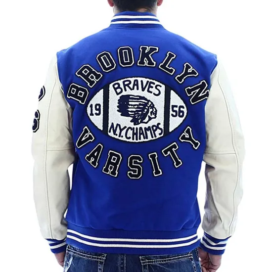 True Religion Mens Varsity Letterman Jacket