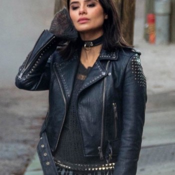 Doom Patrol Diane Guerrero Belted Leather Jacket