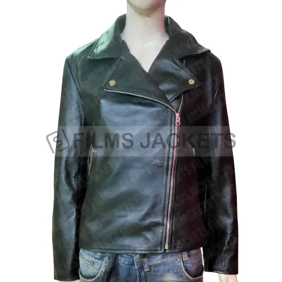 Alycia Debnam Carey Fear the Walking Dead Biker Leather Jacket