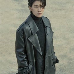 Nobody Knows Seo Hyeong Kim Black Leather Coat