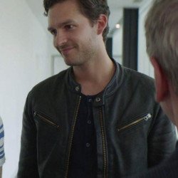 Ben Aldridge Fleabag Black Leather Jacket