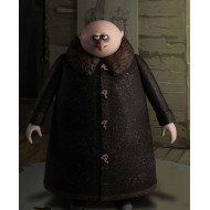 Uncle Fester Addams Family Values Coat with Fur Collar