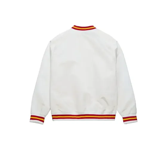 USC Trojans White Varsity Jacket