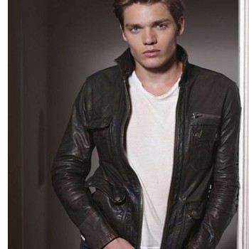 Vampire Academy Dominic Sherwood Brown Leather Jacket