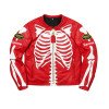 Men's Skeleton Red Vanson Leather Jacket