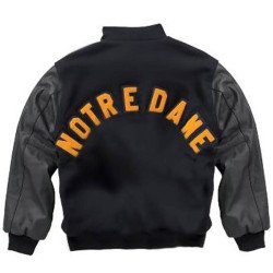 Notre Dame Rudy Irish Varsity Jacket