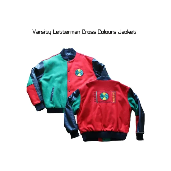 Cross Colours Letterman Jacket