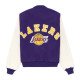 Vintage LA Lakers Purple Varsity Jacket