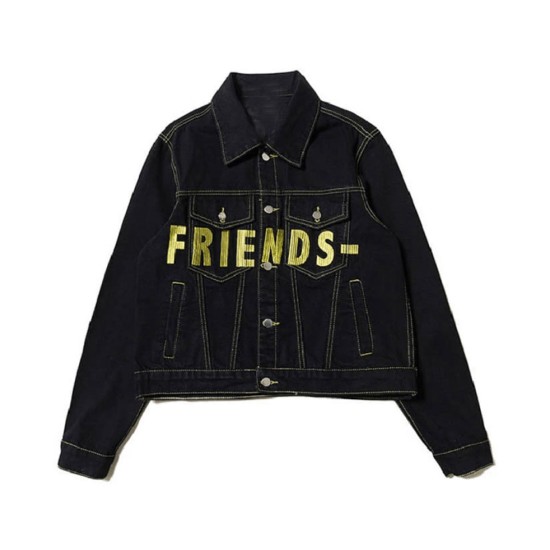 Friends vlone denim jacket best sale