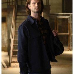 Jared Padalecki Walker Blue Cotton Jacket