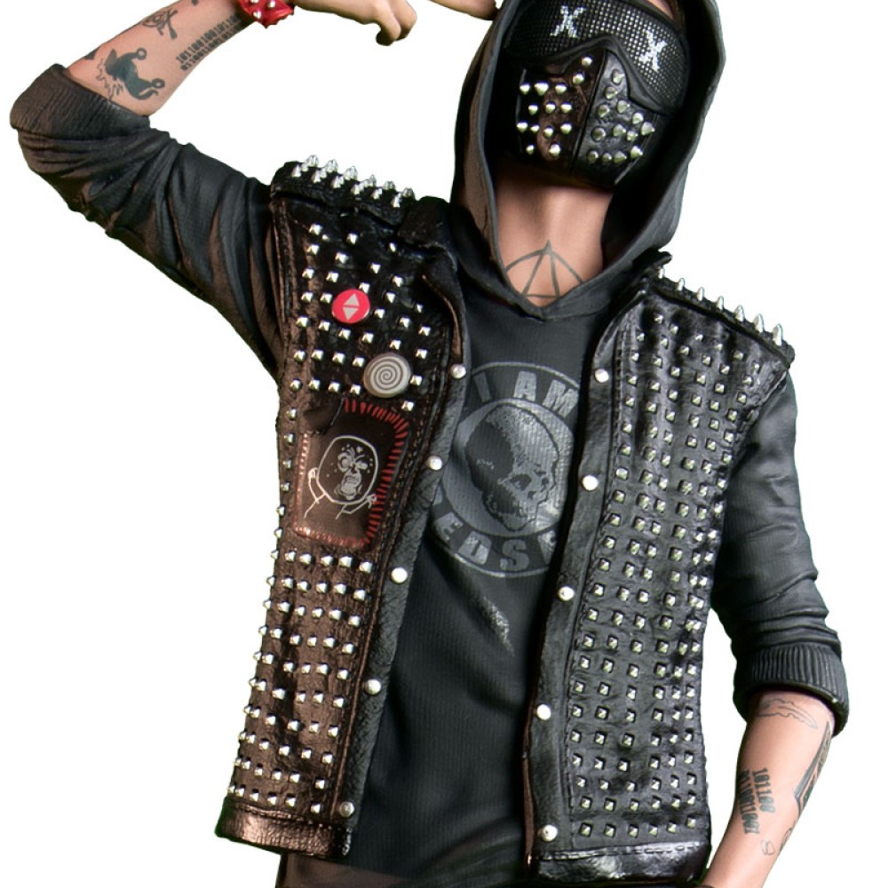 Studded Watch Dogs 2 Wrench Jacket Vest