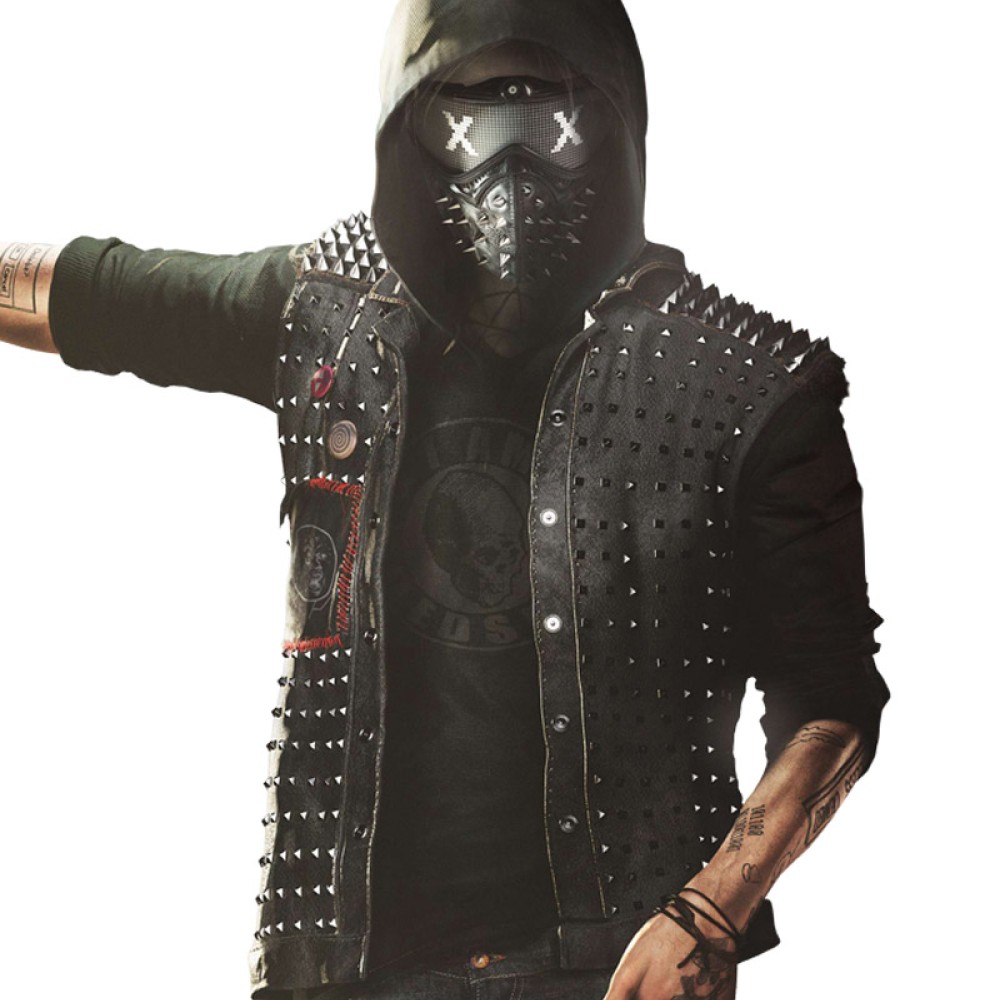 Studded Watch Dogs 2 Wrench Jacket Vest