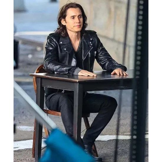 WeCrashed Adam Neumann Black Leather Jacket