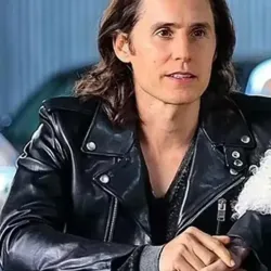 WeCrashed Adam Neumann Black Leather Jacket