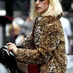 WeCrashed Anne Hathaway Leopard Coat