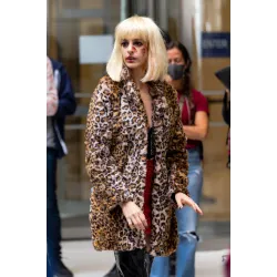 WeCrashed Anne Hathaway Leopard Coat