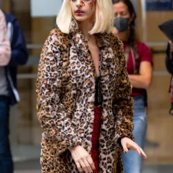 WeCrashed Anne Hathaway Leopard Coat