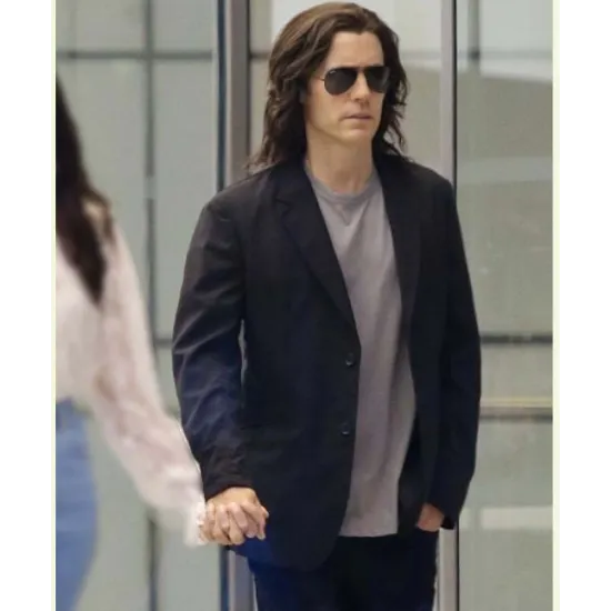 WeCrashed Jared Leto Black Blazer