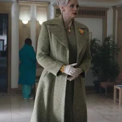 Wednesday 2022 Larissa Weems Green Coat