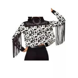 Western Cow Print Jacket