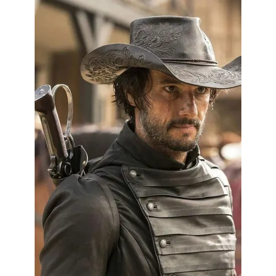 Westworld Hector Escaton Rodrigo Santoro Leather Jacket