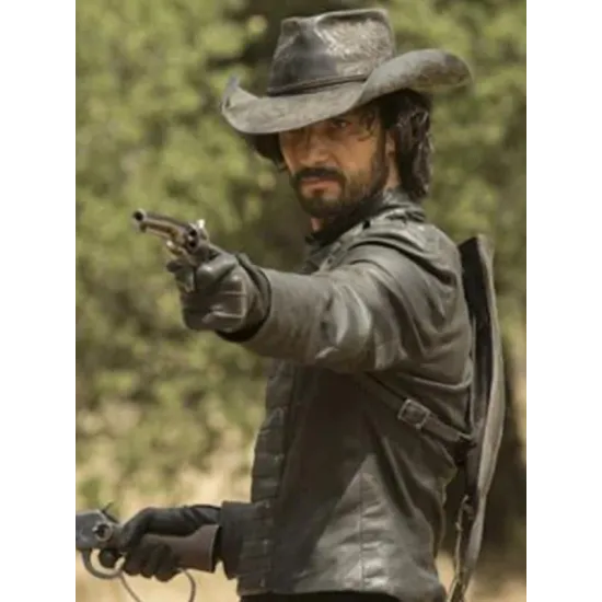 Westworld Hector Escaton Rodrigo Santoro Leather Jacket