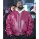 Whats Next Drake Hot Pink Leather Jacket