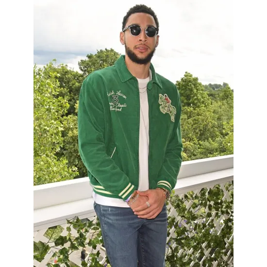 Wimbledon Ben Simmons Green Bomber Jacket