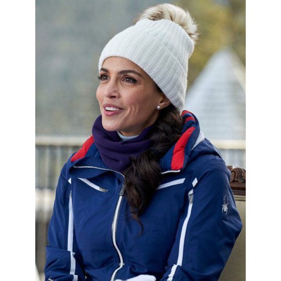 Nazneen Contractor A Winter Getaway Blue Skating Jacket