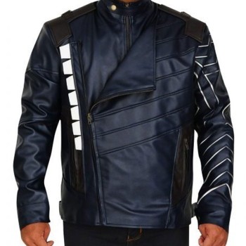 Avengers Infinity War Bucky Barnes Leather Jacket