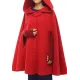 Womens Halloween Cloak Red Coat