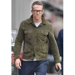 Ryan Reynolds Red Notice Green Jacket