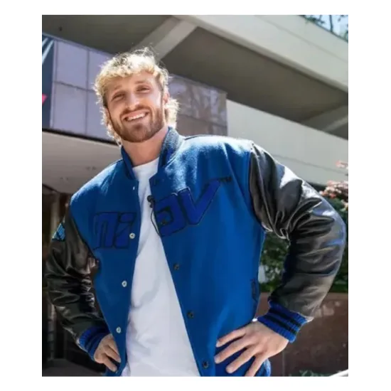 WWE Smackdown 2022 Logan Paul Varsity Jacket