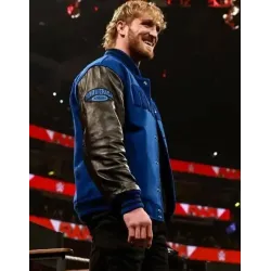 WWE Smackdown 2022 Logan Paul Varsity Jacket