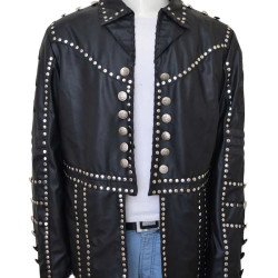 WWE The Miz Black Leather Jacket