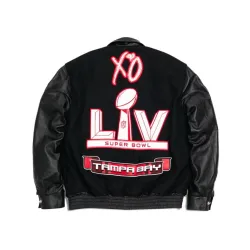 XO The Weeknd Super Bowl LV Varsity Wool Jacket