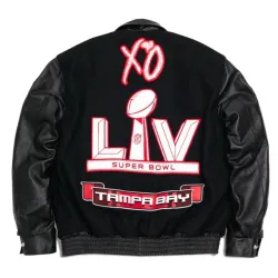 XO The Weeknd Super Bowl LV Varsity Wool Jacket