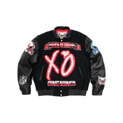 XO The Weeknd Super Bowl LV Varsity Wool Jacket