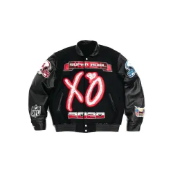 XO The Weeknd Super Bowl LV Varsity Wool Jacket