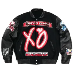 XO The Weeknd Super Bowl LV Varsity Wool Jacket