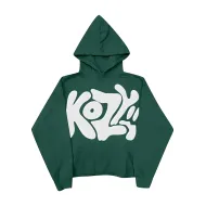 Y2K kozy Green hoodie