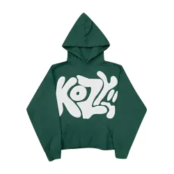 Y2K kozy Green hoodie