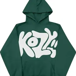 Y2K kozy Green hoodie