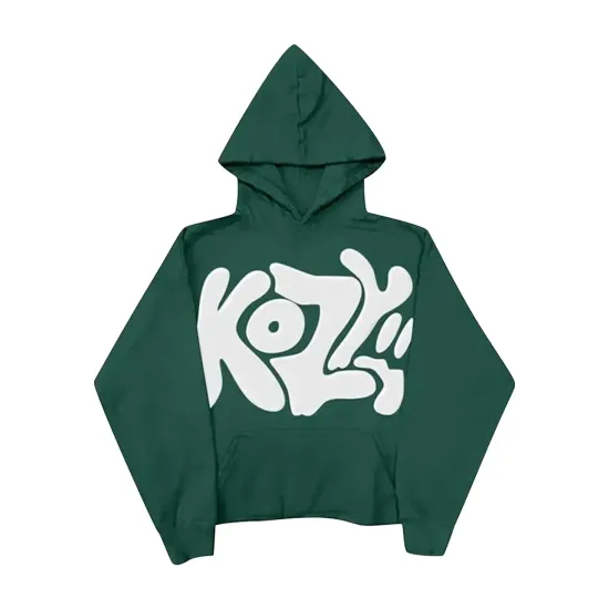 Y2K kozy Green hoodie