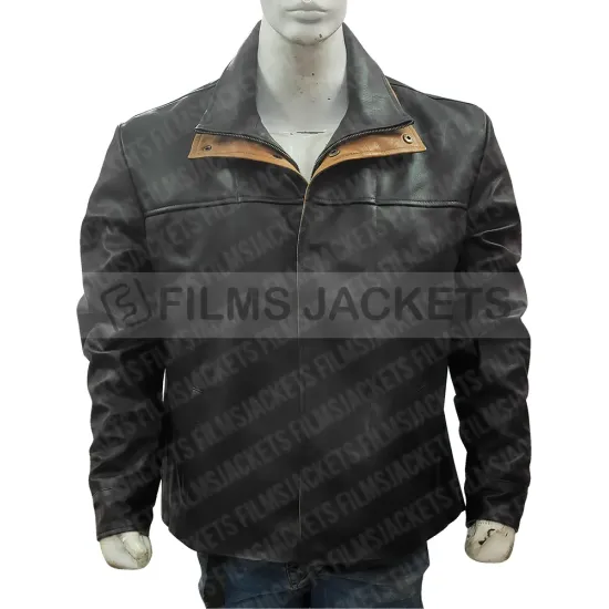 Gil Birmingham Yellowstone Brown Leather Jacket