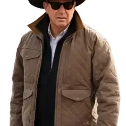 Yellowstone Season 4 John Dutton Quilted Jacket